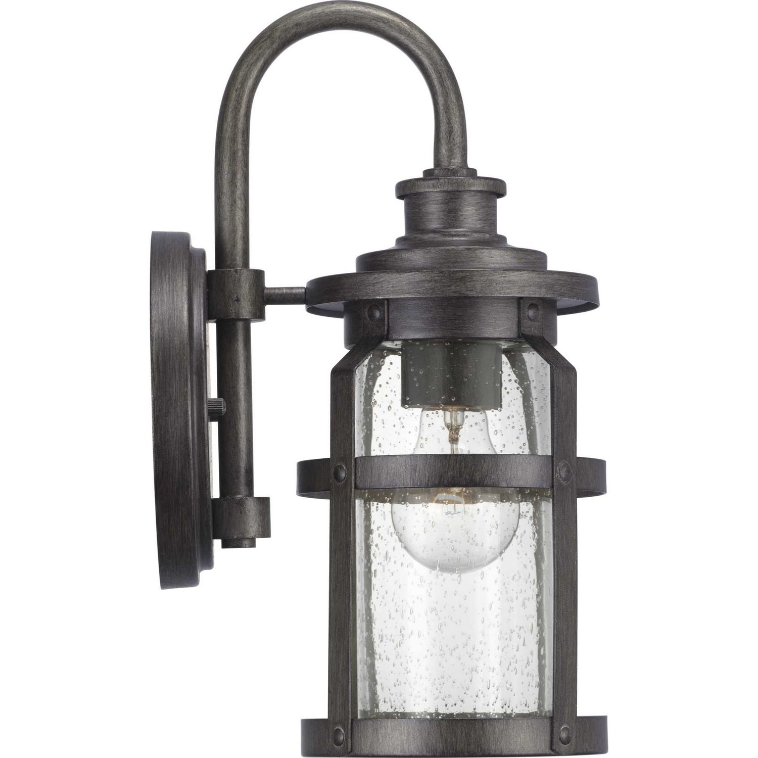 Progress Lighting - P560094-103 - One Light Wall Lantern - Haslett - Antique Pewter