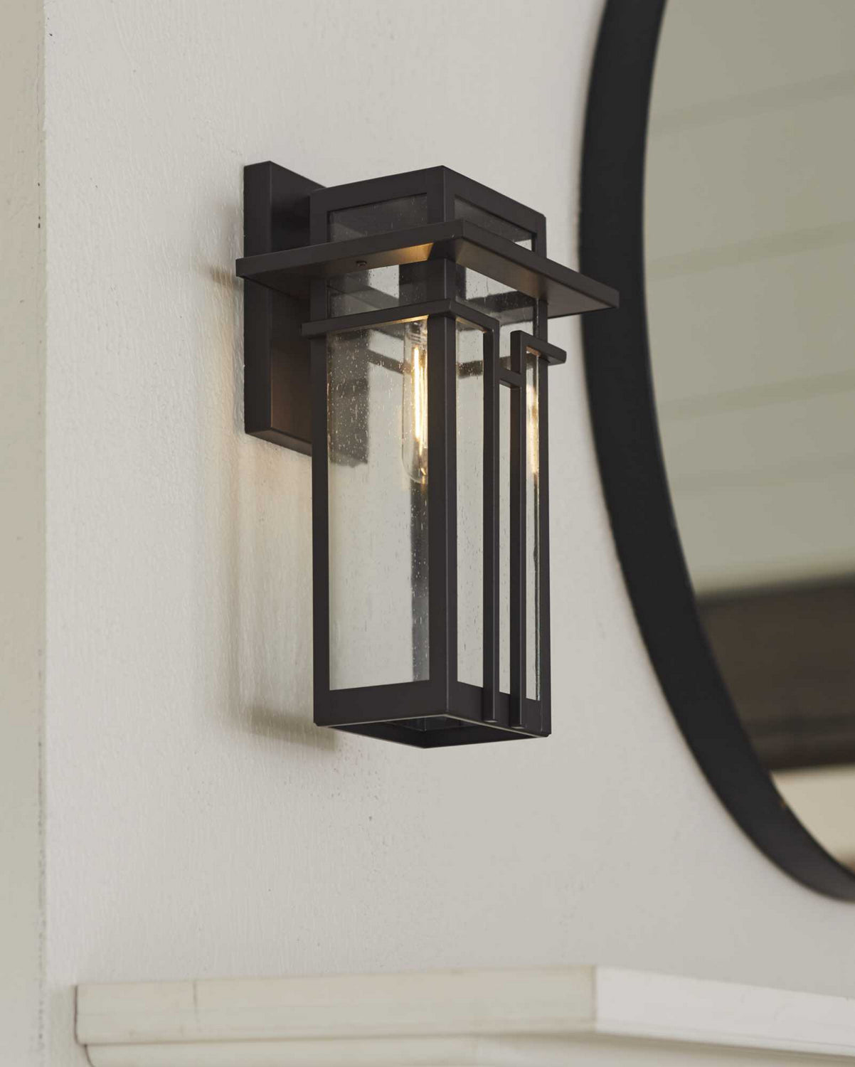 Progress Lighting - P560110-020 - One Light Wall Lantern - Boxwood - Antique Bronze