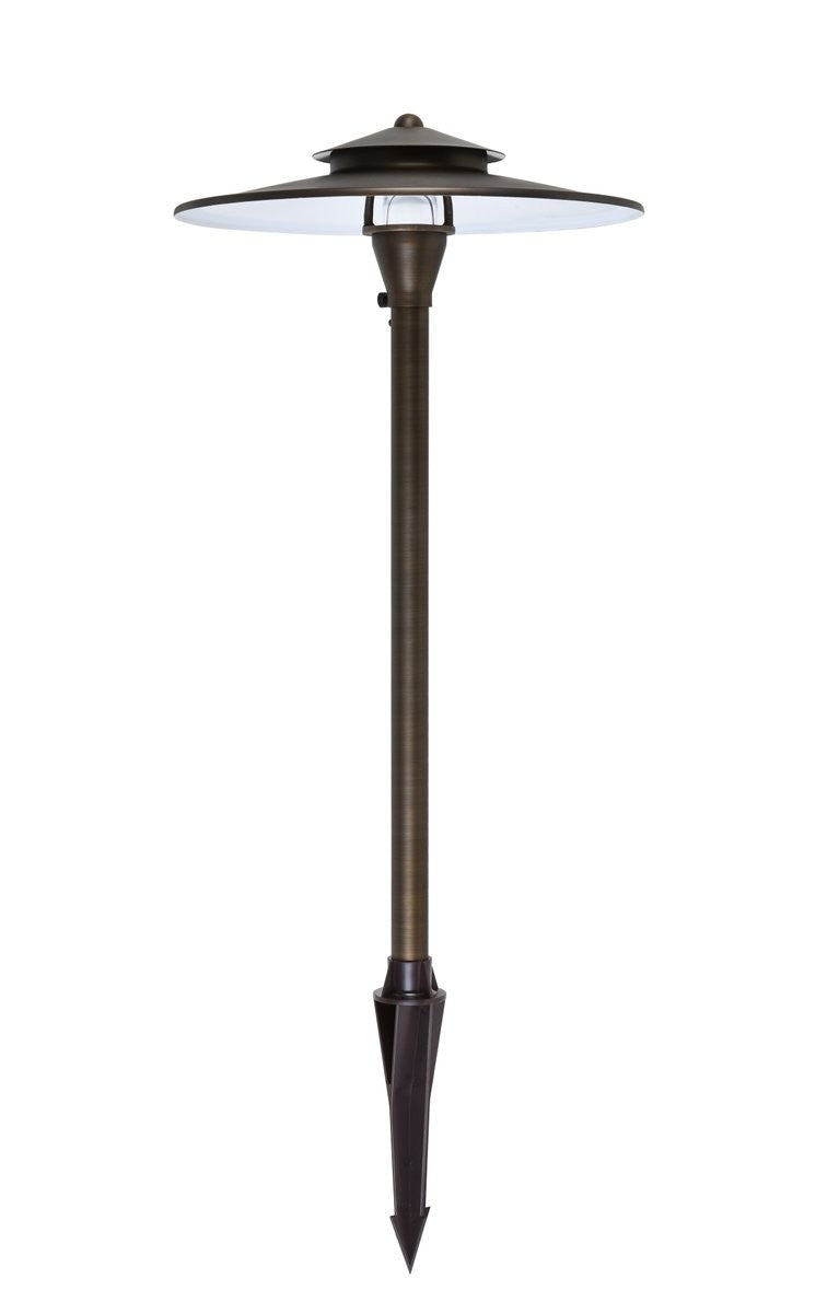 Elitco - P803 - Outdoor Path Light - Chanterelle - Antique Brass