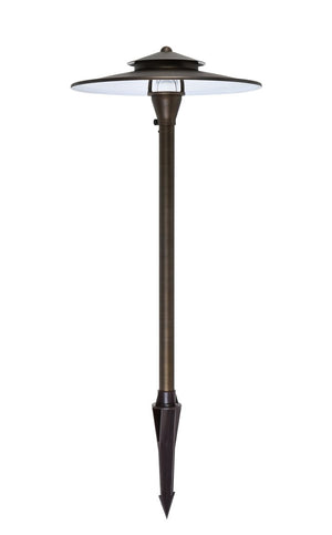 Elitco - P803 - Outdoor Path Light - Chanterelle - Antique Brass