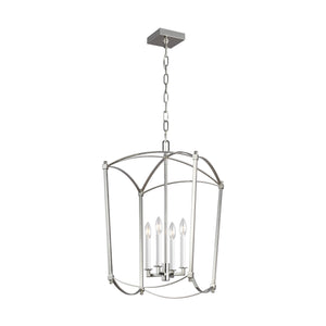 Visual Comfort Studio - F3322/4PN - Four Light Lantern - Thayer - Polished Nickel