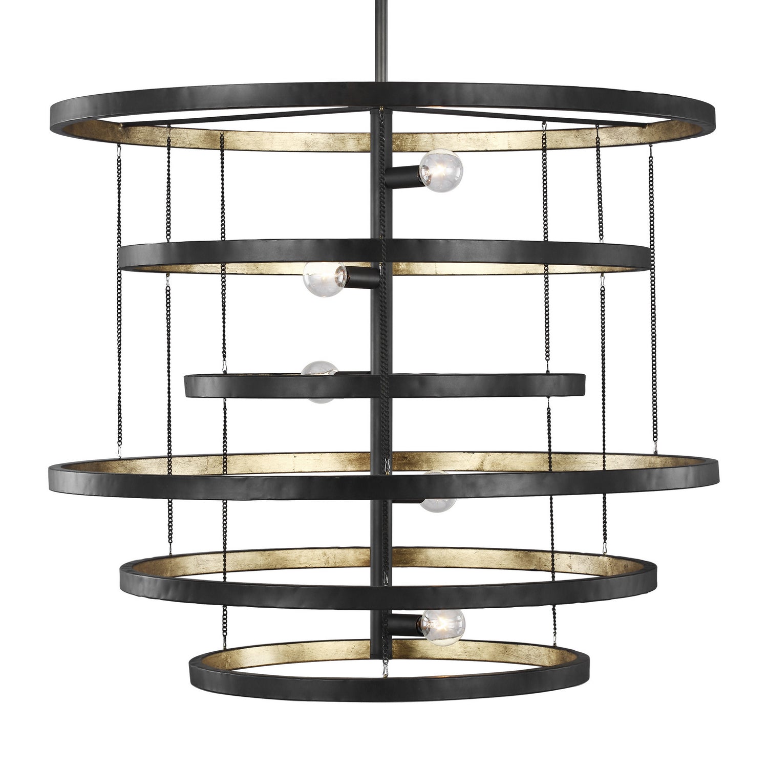 Generation Lighting. - F3340/5AI/ADB - Five Light Chandelier - Celeste - Aged Iron