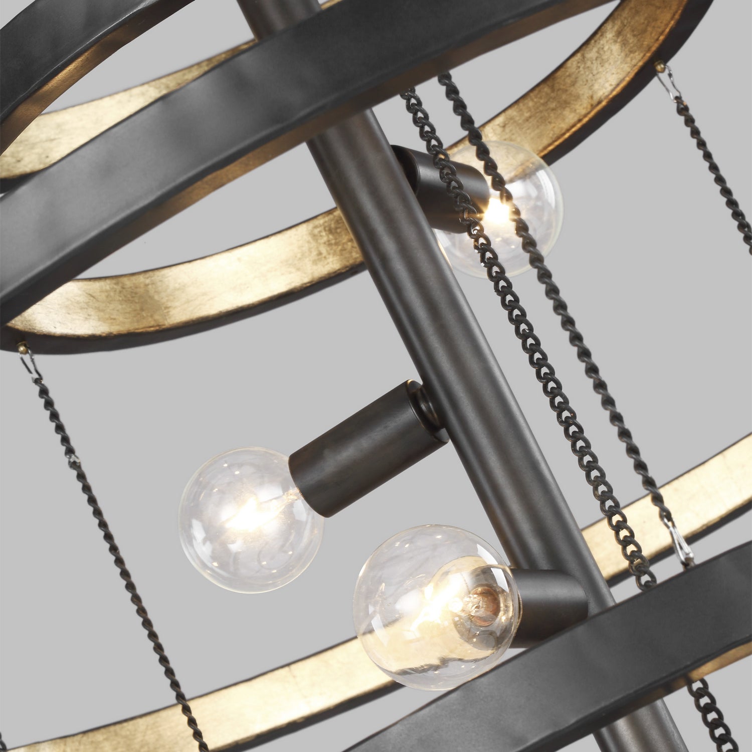 Generation Lighting. - F3341/8AI/ADB - Eight Light Chandelier - Celeste - Aged Iron