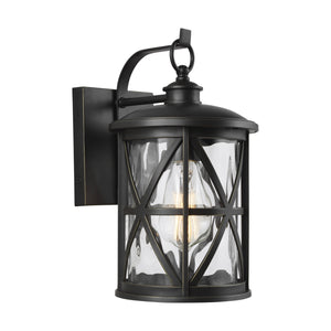 Generation Lighting. - OL15200ANBZ - One Light Outdoor Wall Lantern - Millbrooke - Antique Bronze