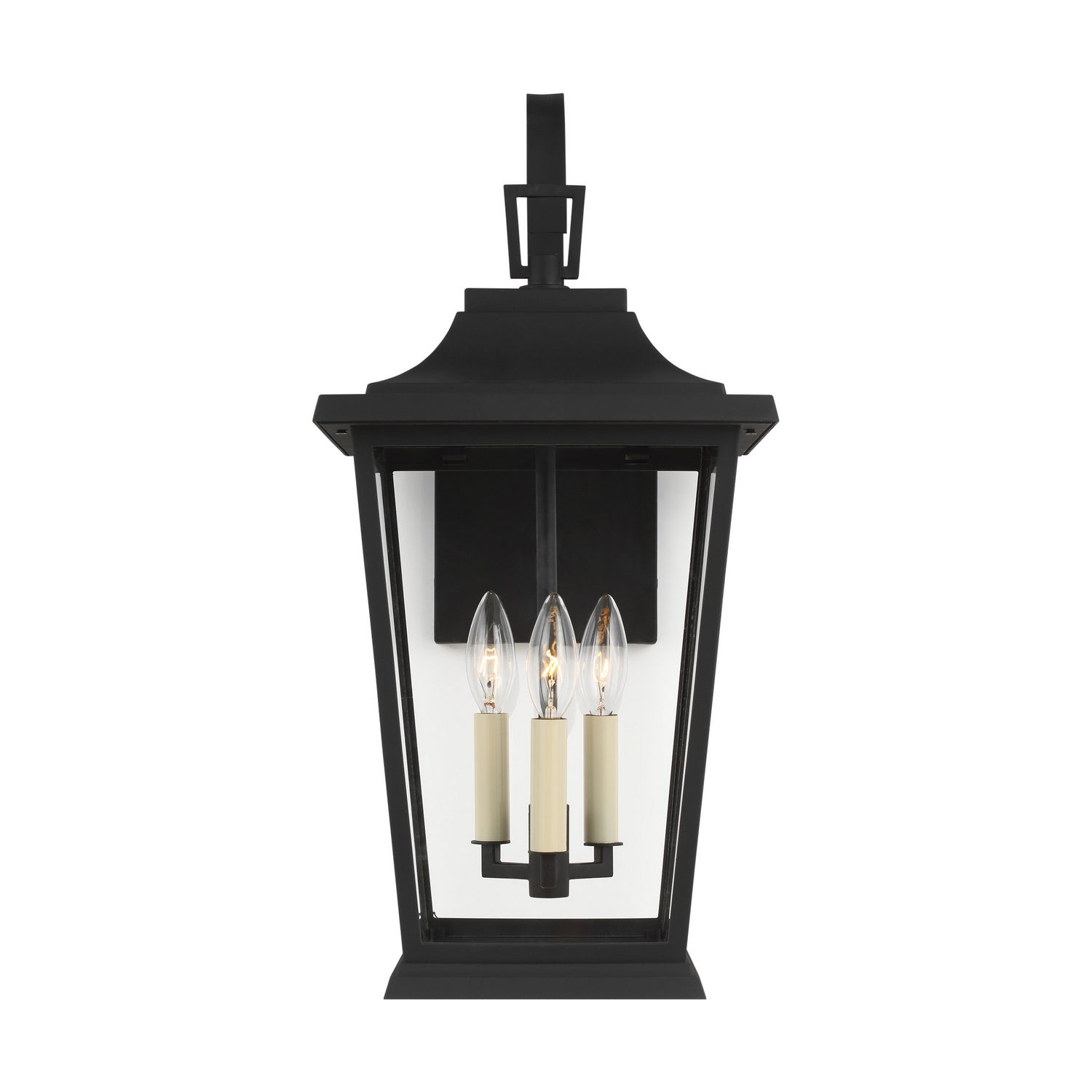 Visual Comfort Studio - OL15402TXB - Three Light Lantern - Warren - Textured Black