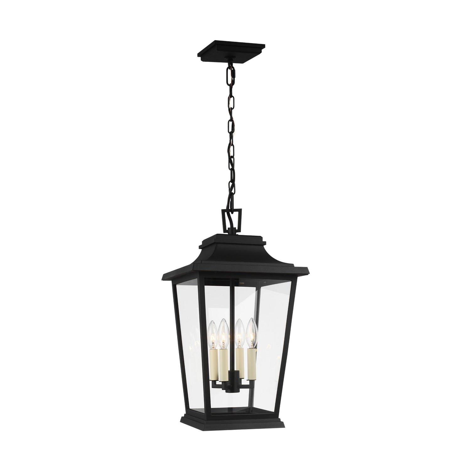 Visual Comfort Studio - OL15409TXB - Four Light Lantern - Warren - Textured Black