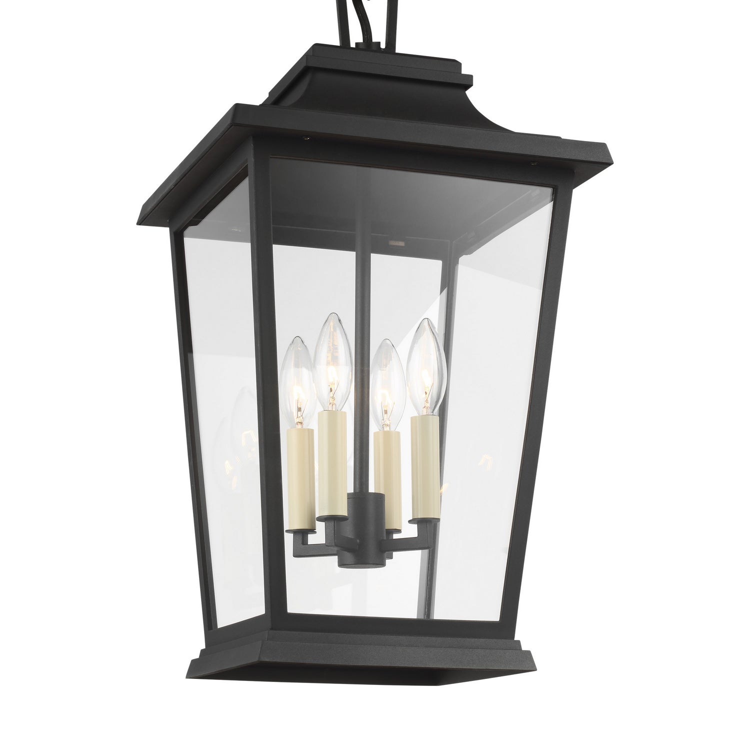 Visual Comfort Studio - OL15409TXB - Four Light Lantern - Warren - Textured Black