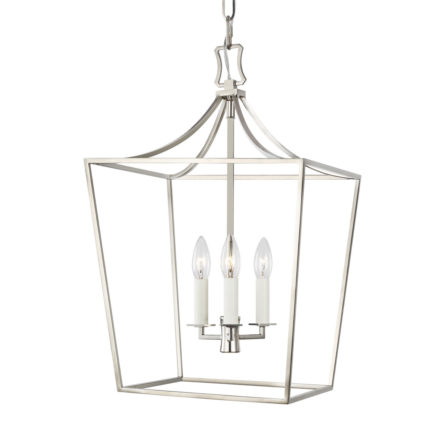 Visual Comfort Studio - CC1003PN - Three Light Lantern - Southold - Polished Nickel