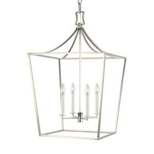 Visual Comfort Studio - CC1014PN - Four Light Lantern - Southold - Polished Nickel