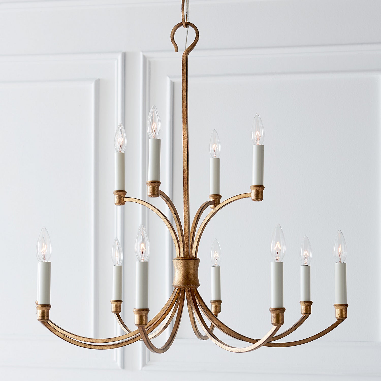 Visual Comfort Studio - CC10612ADB - 12 Light Chandelier - Westerly - Antique Gild