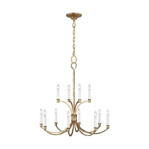 Visual Comfort Studio - CC10612ADB - 12 Light Chandelier - Westerly - Antique Gild