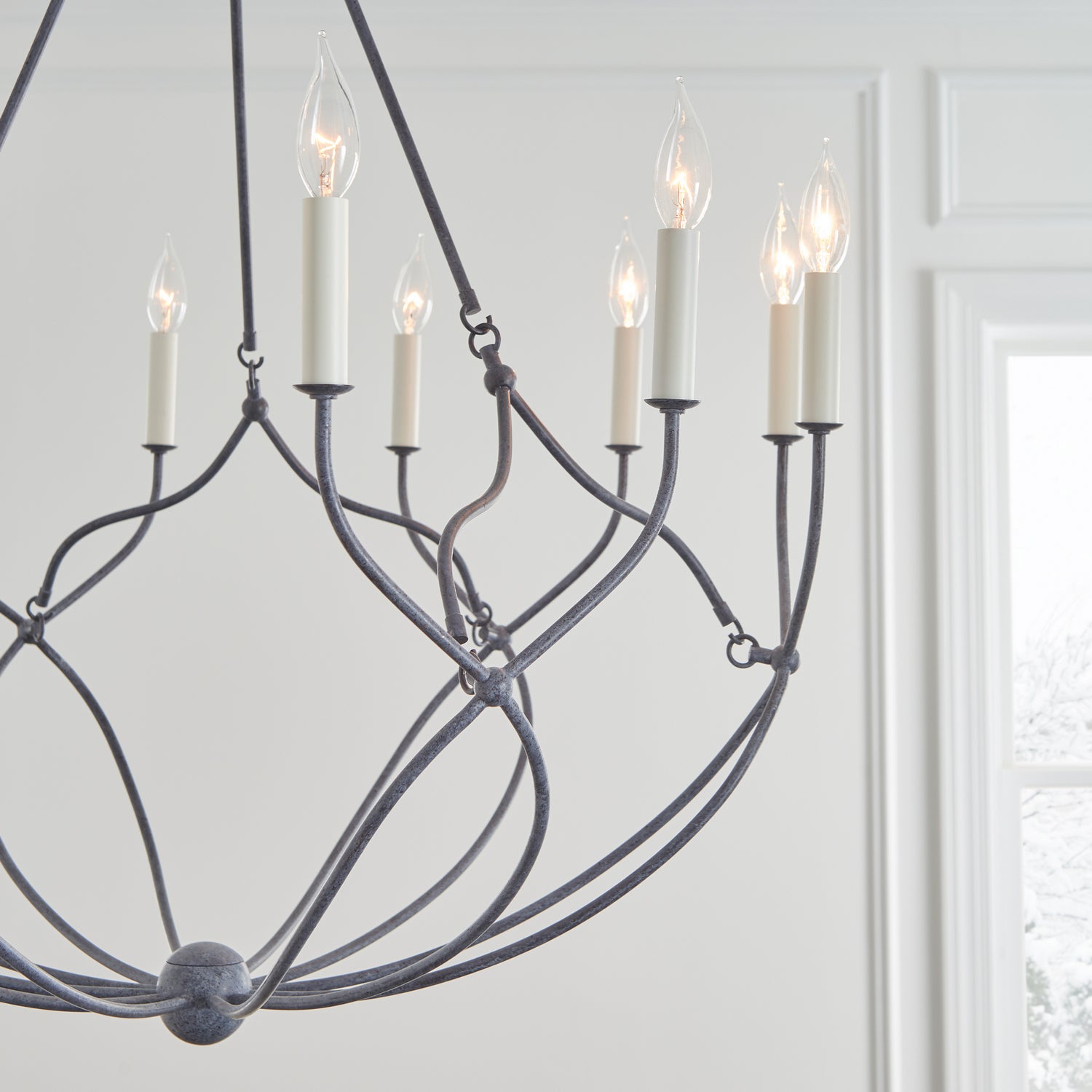 Visual Comfort Studio - CC11212WGV - 12 Light Chandelier - Richmond - Weathered Galvanized