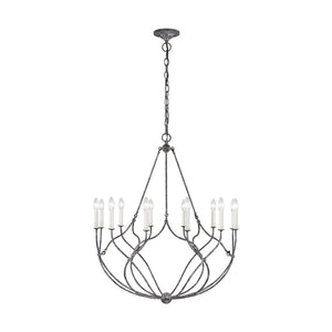 Visual Comfort Studio - CC11212WGV - 12 Light Chandelier - Richmond - Weathered Galvanized