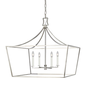 Visual Comfort Studio - CC1044PN - Four Light Lantern - Southold - Polished Nickel