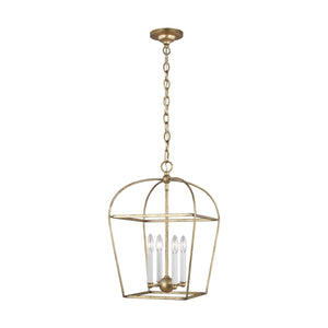 Visual Comfort Studio - CC1084ADB - Four Light Lantern - Stonington - Antique Gild