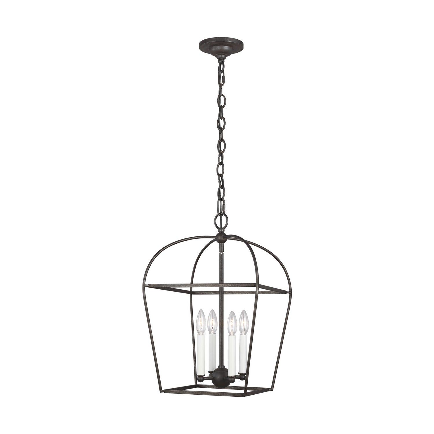 Visual Comfort Studio - CC1084SMS - Four Light Lantern - Stonington - Smith Steel