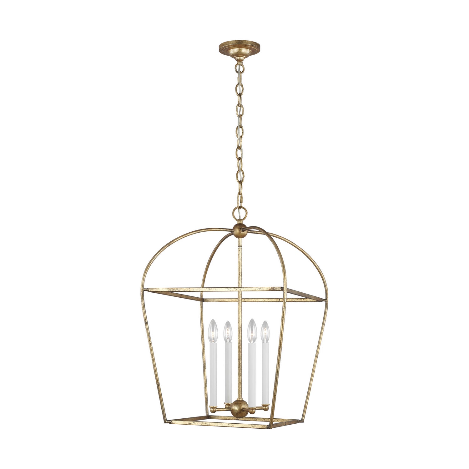 Visual Comfort Studio - CC1094ADB - Four Light Lantern - Stonington - Antique Gild