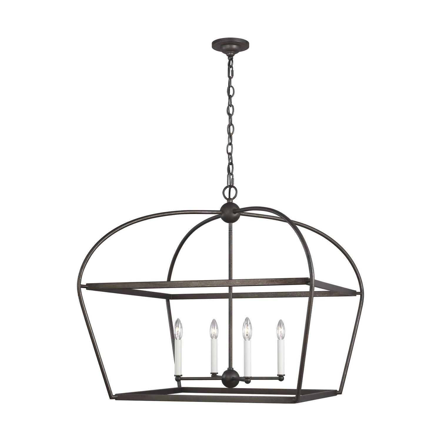 Visual Comfort Studio - CC1114SMS - Four Light Lantern - Stonington - Smith Steel