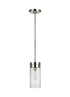 Visual Comfort Studio - CP1001PN - One Light Pendant - Garrett - Polished Nickel