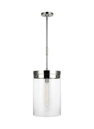 Visual Comfort Studio - CP1011PN - One Light Pendant - Garrett - Polished Nickel