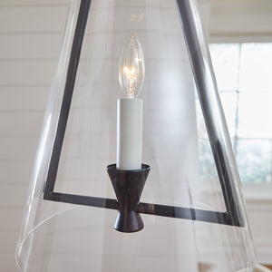 Visual Comfort Studio - CP1081AI - One Light Pendant - Keystone - Aged Iron