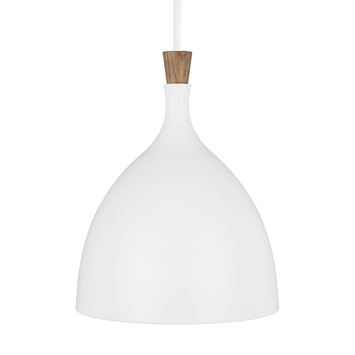 Visual Comfort Studio - EP1071MWT - One Light Pendant - Darwin - Matte White