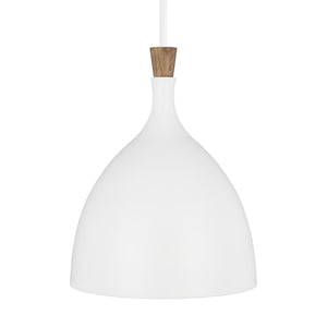 Visual Comfort Studio - EP1071MWT - One Light Pendant - Darwin - Matte White