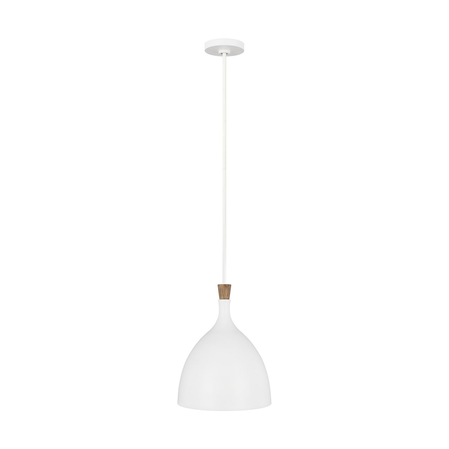 Visual Comfort Studio - EP1071MWT - One Light Pendant - Darwin - Matte White