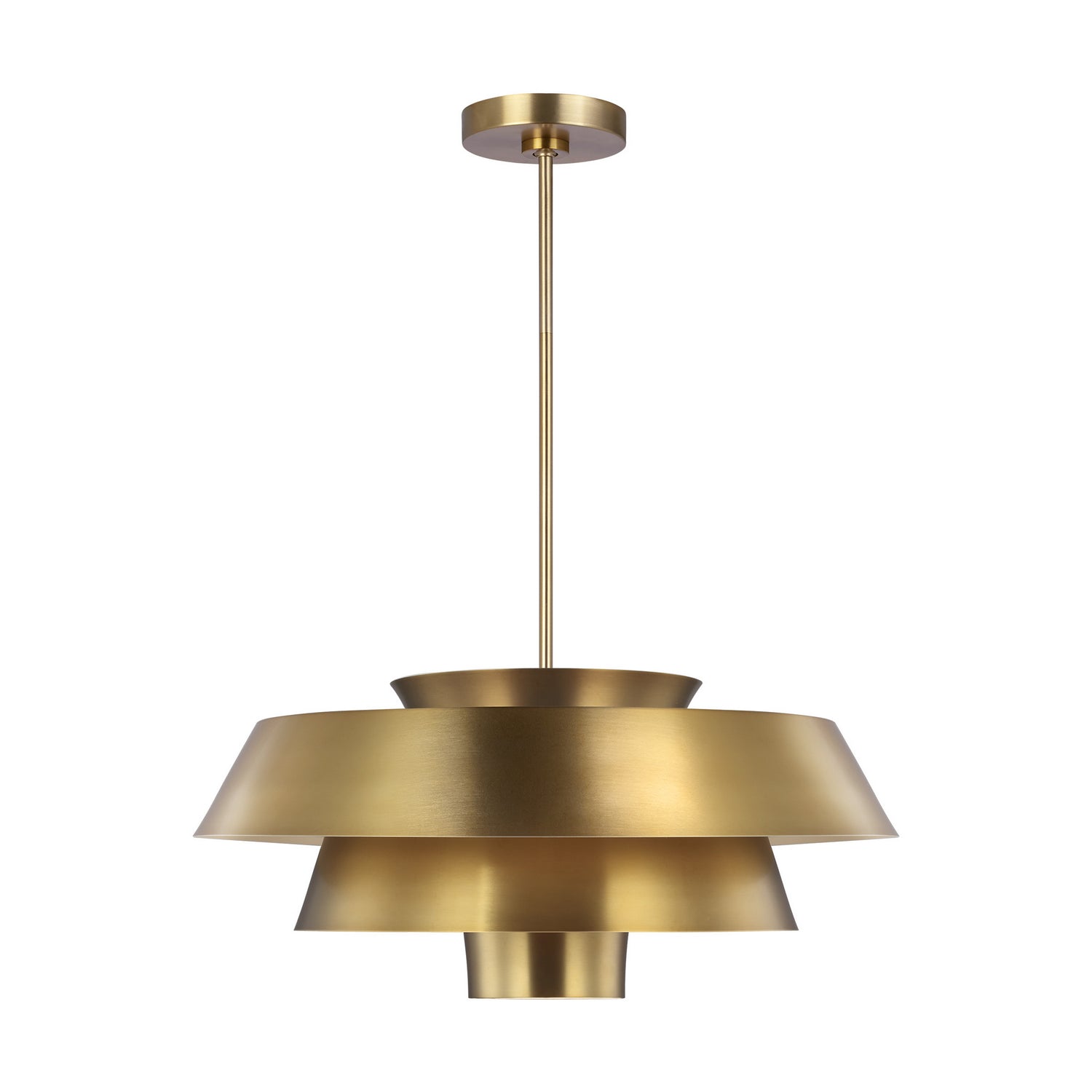 Visual Comfort Studio - EP1081BBS - One Light Pendant - Brisbin - Burnished Brass