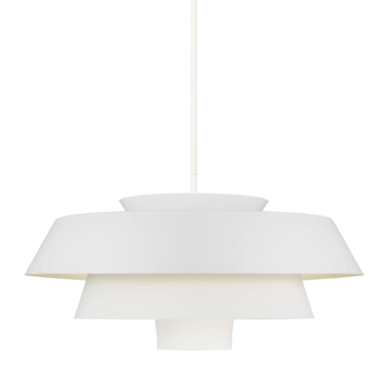 Visual Comfort Studio - EP1081MWT - One Light Pendant - Brisbin - Matte White