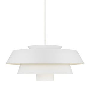 Visual Comfort Studio - EP1081MWT - One Light Pendant - Brisbin - Matte White