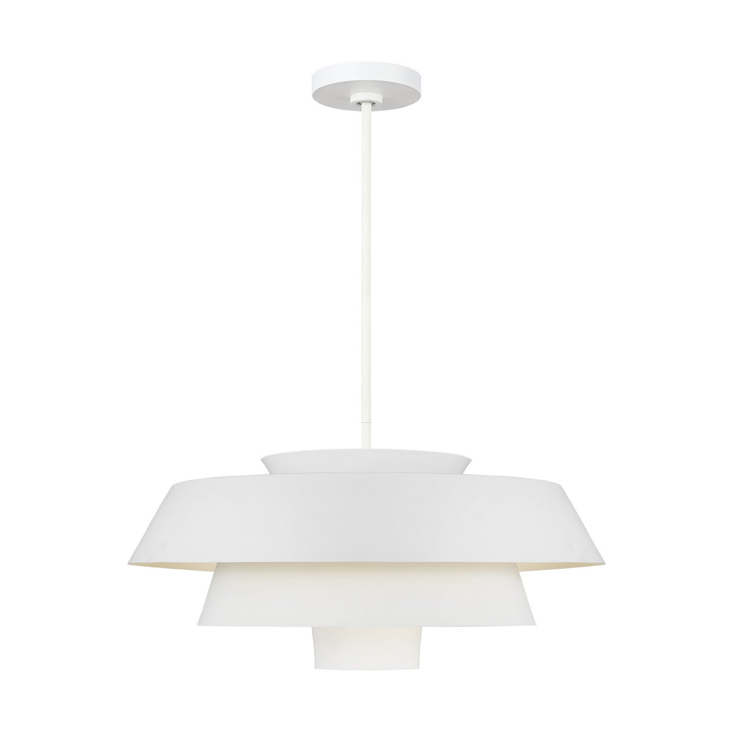 Visual Comfort Studio - EP1081MWT - One Light Pendant - Brisbin - Matte White