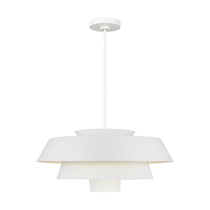 Visual Comfort Studio - EP1081MWT - One Light Pendant - Brisbin - Matte White