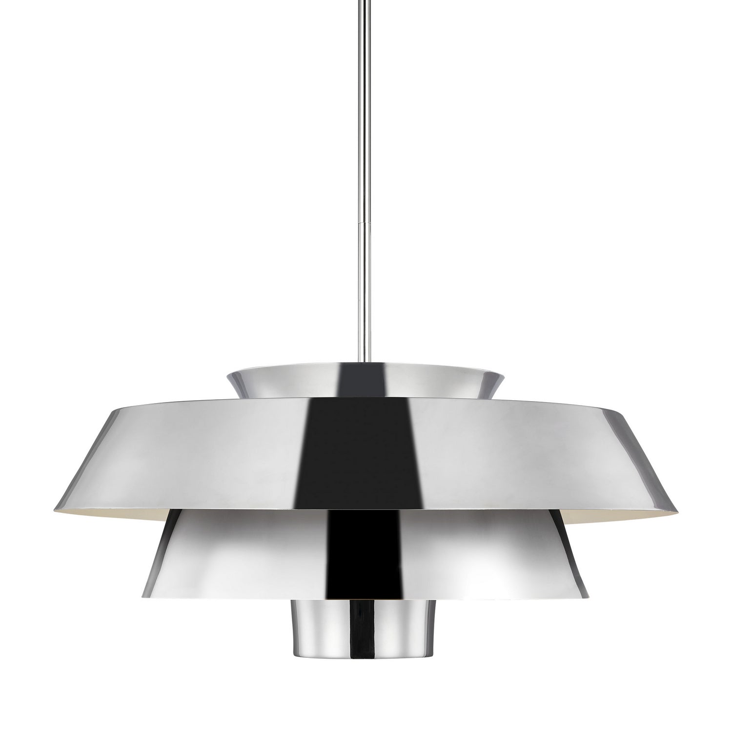 Visual Comfort Studio - EP1081PN - One Light Pendant - Brisbin - Polished Nickel