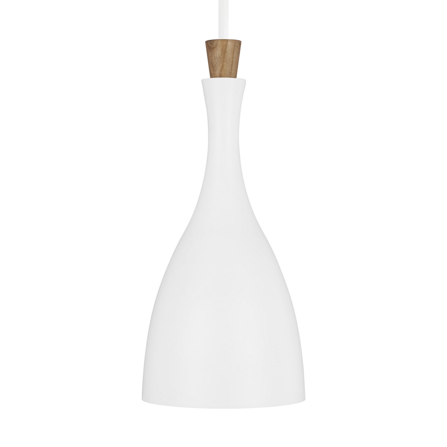 Visual Comfort Studio - EP1131MWT - One Light Pendant - Darwin - Matte White