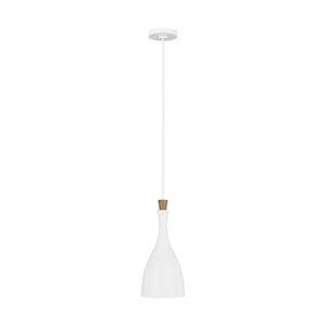 Visual Comfort Studio - EP1131MWT - One Light Pendant - Darwin - Matte White