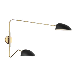 Visual Comfort Studio - EW1072MBK - Two Light Wall Sconce - Jane - Midnight Black