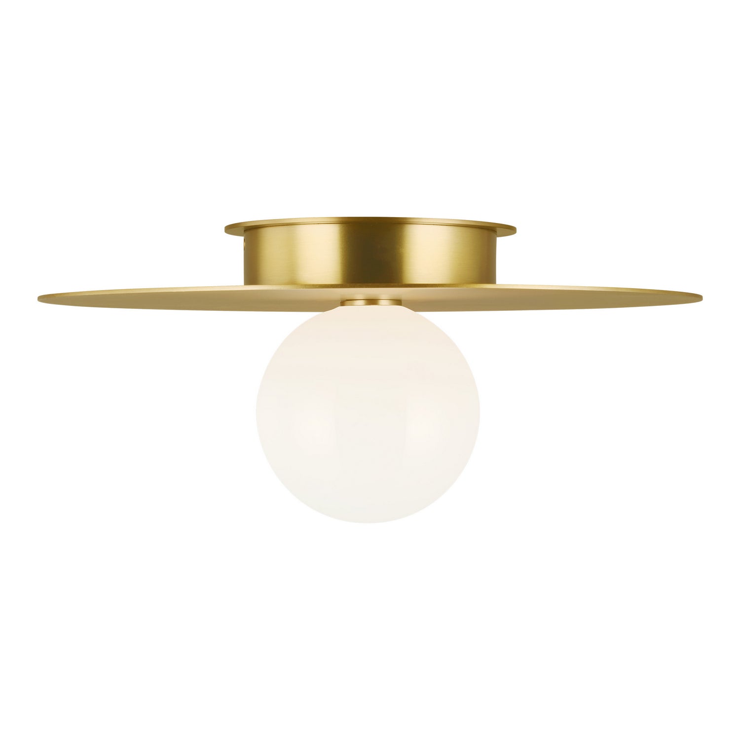 Visual Comfort Studio - KF1021BBS - One Light Flush Mount - Nodes - Burnished Brass