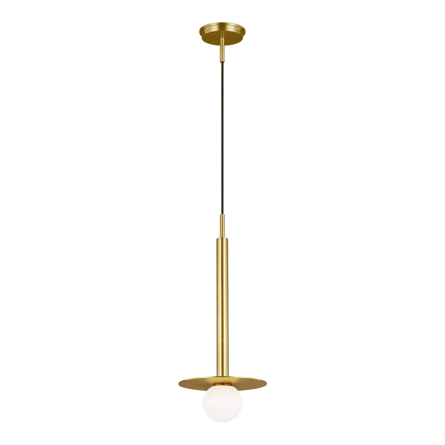 Visual Comfort Studio - KP1001BBS - One Light Pendant - Nodes - Burnished Brass