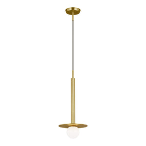 Visual Comfort Studio - KP1001BBS - One Light Pendant - Nodes - Burnished Brass