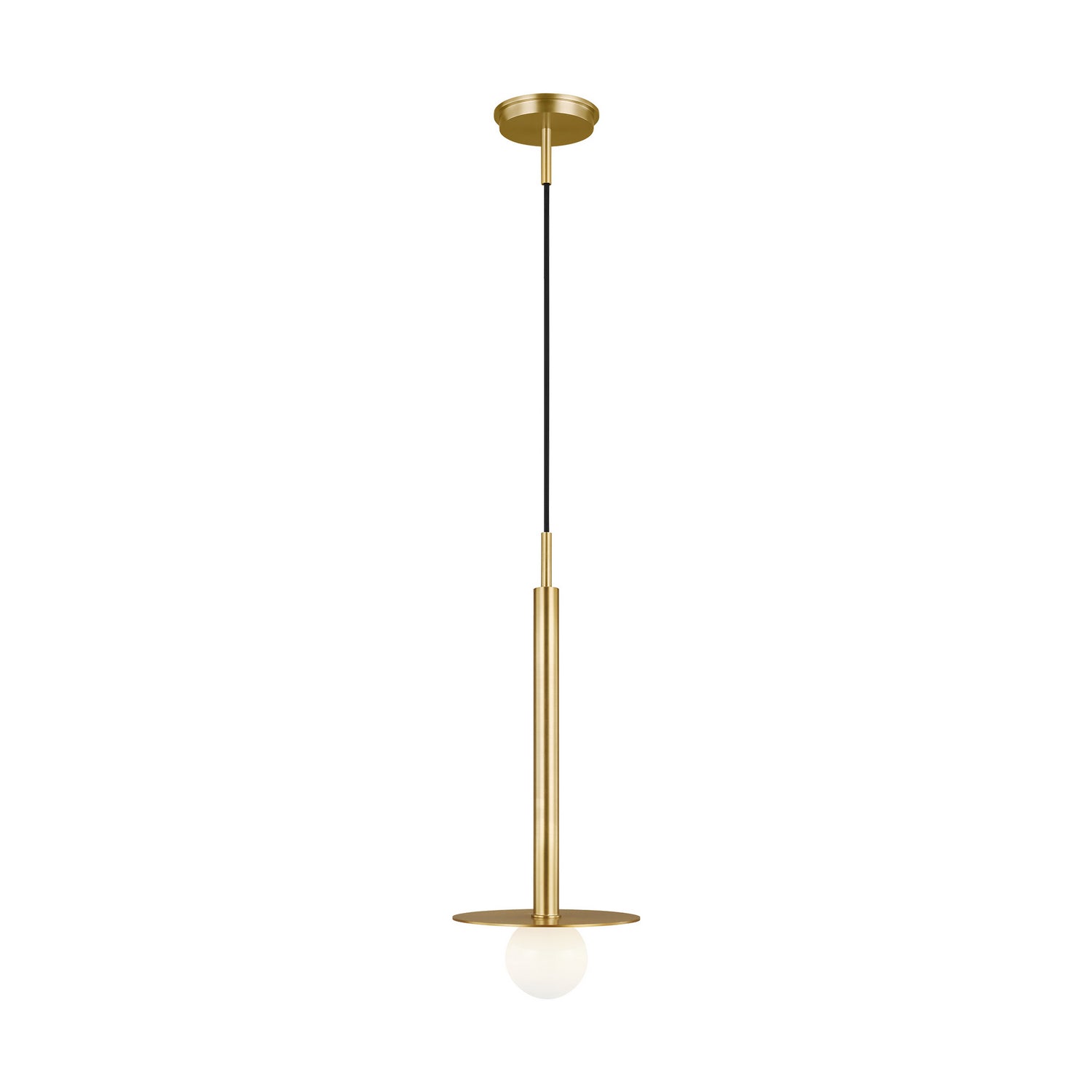 Visual Comfort Studio - KP1001BBS - One Light Pendant - Nodes - Burnished Brass