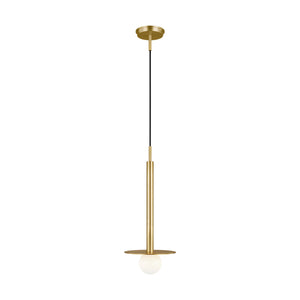 Visual Comfort Studio - KP1001BBS - One Light Pendant - Nodes - Burnished Brass