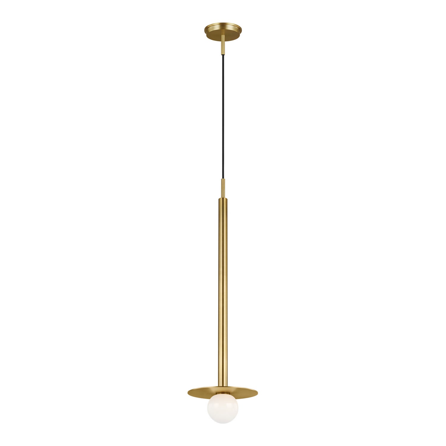 Visual Comfort Studio - KP1011BBS - One Light Pendant - Nodes - Burnished Brass