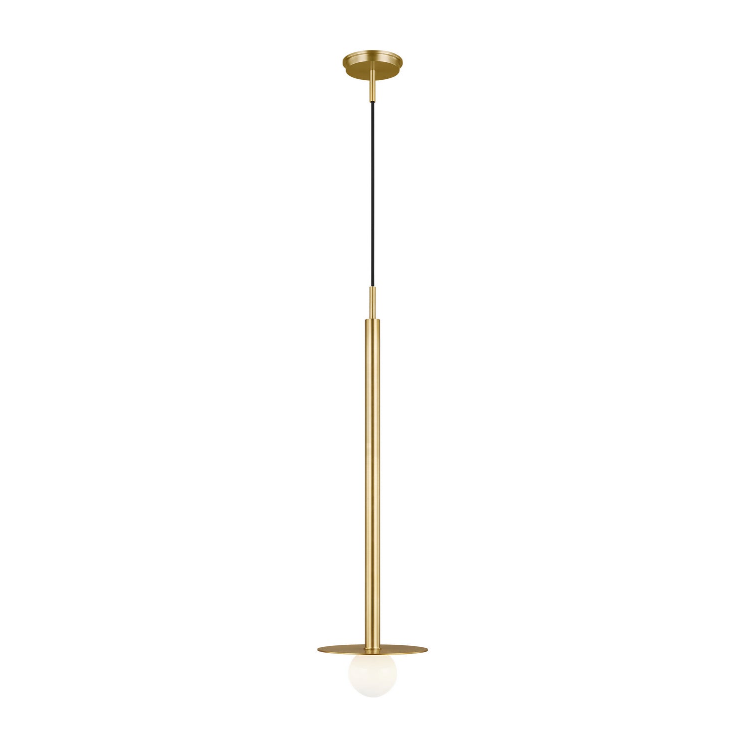 Visual Comfort Studio - KP1011BBS - One Light Pendant - Nodes - Burnished Brass