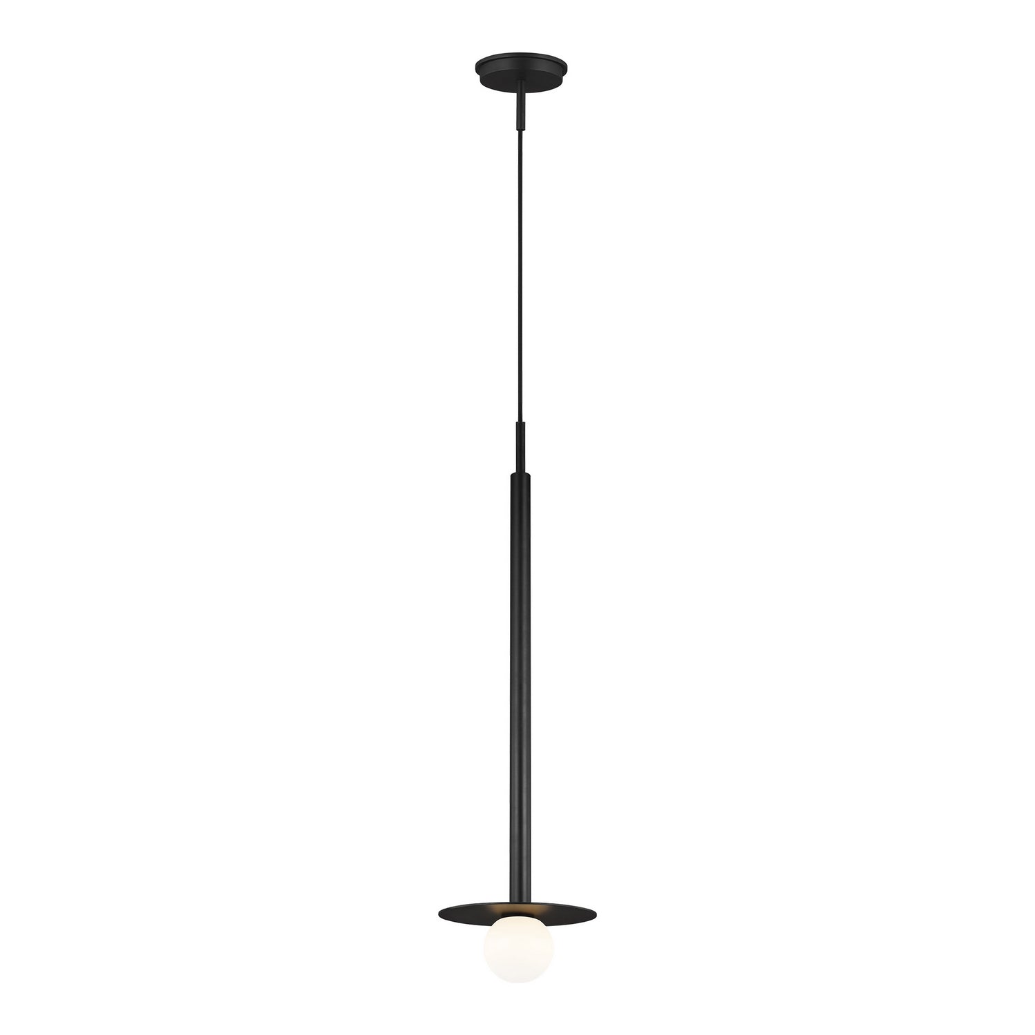 Visual Comfort Studio - KP1011MBK - One Light Pendant - Nodes - Midnight Black