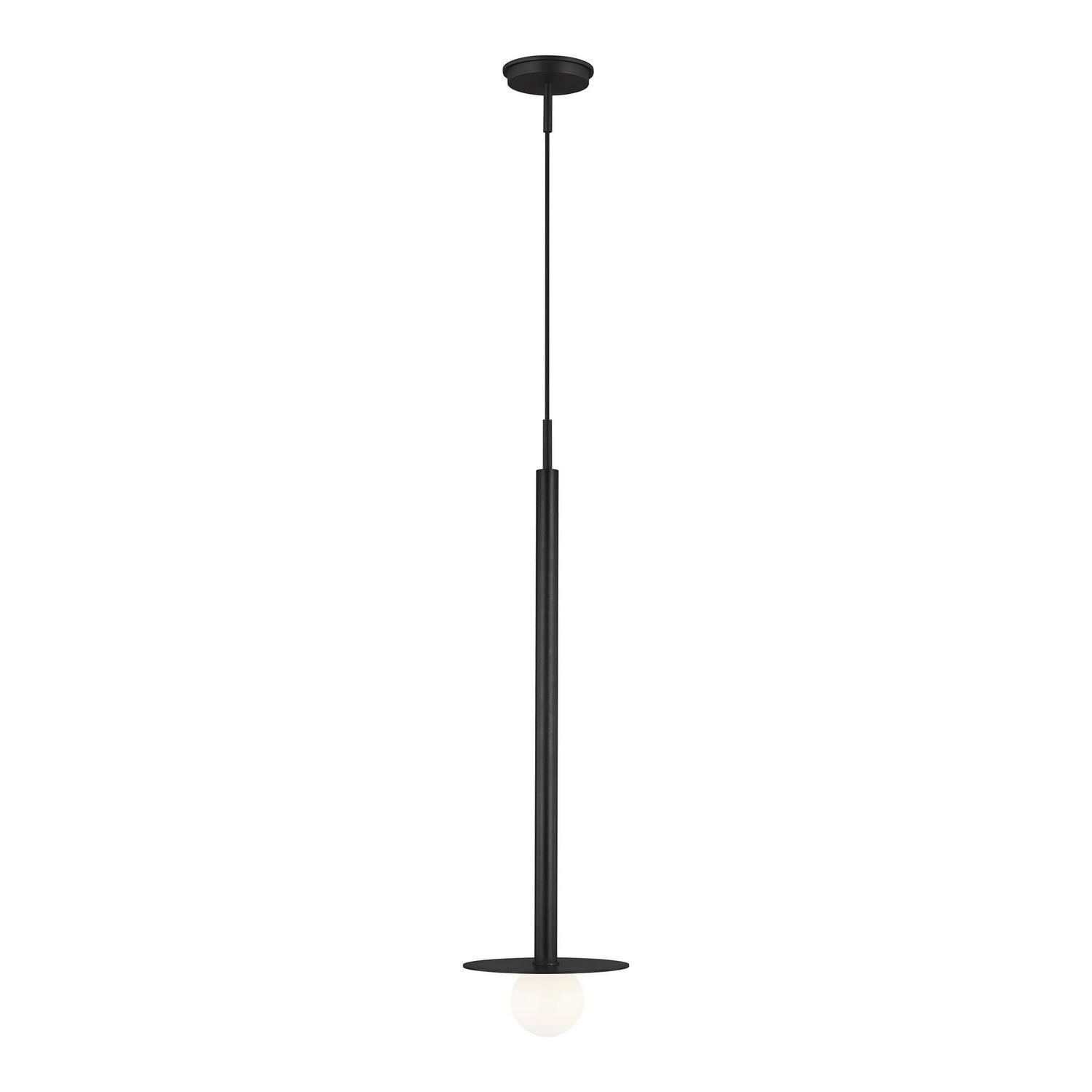 Visual Comfort Studio - KP1011MBK - One Light Pendant - Nodes - Midnight Black