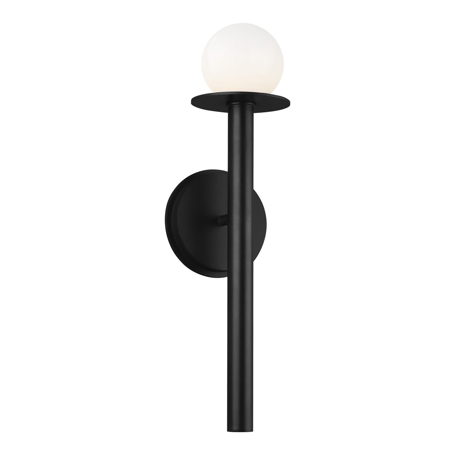 Visual Comfort Studio - KW1001MBK - One Light Wall Sconce - Nodes - Midnight Black