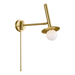 Visual Comfort Studio - KW1021BBS - One Light Wall Sconce - Nodes - Burnished Brass