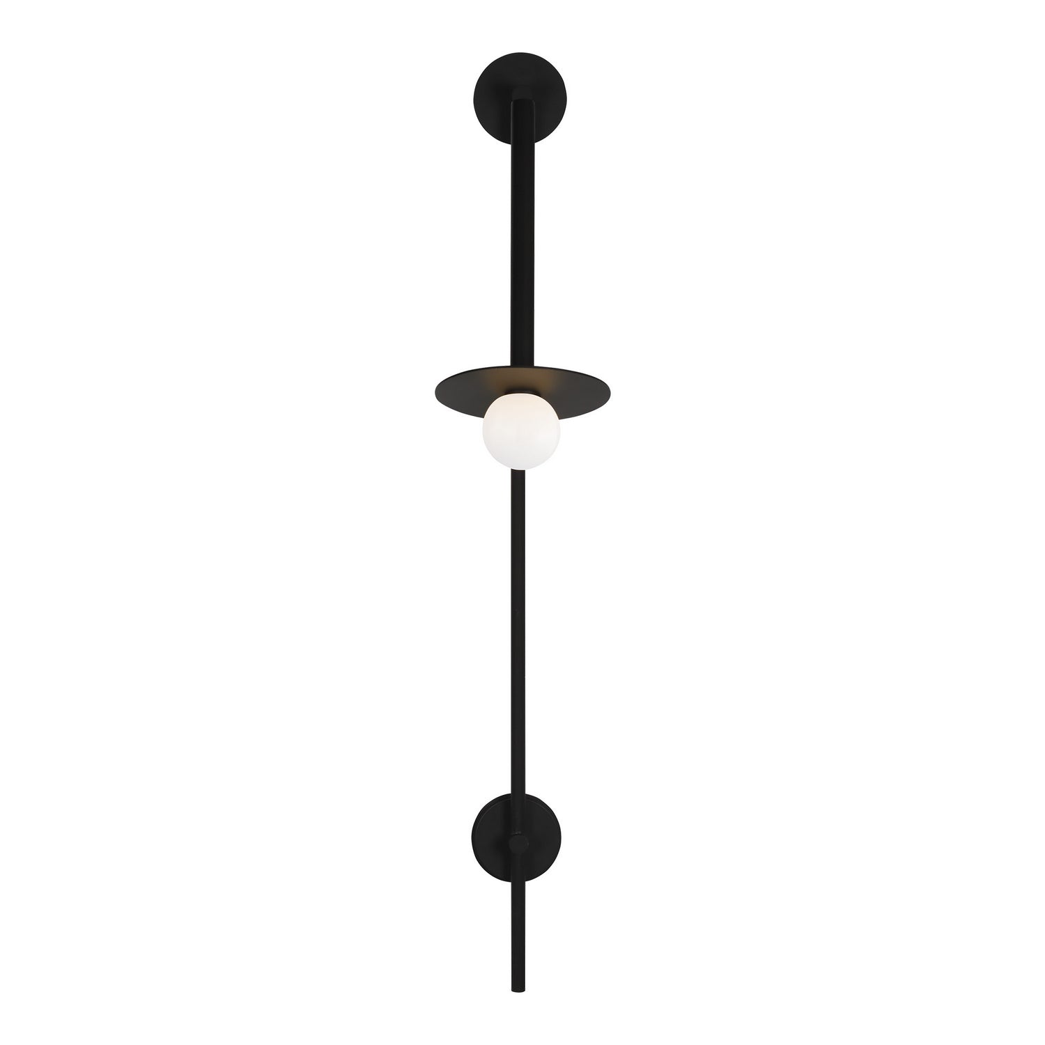 Visual Comfort Studio - KW1031MBK - One Light Wall Sconce - Nodes - Midnight Black