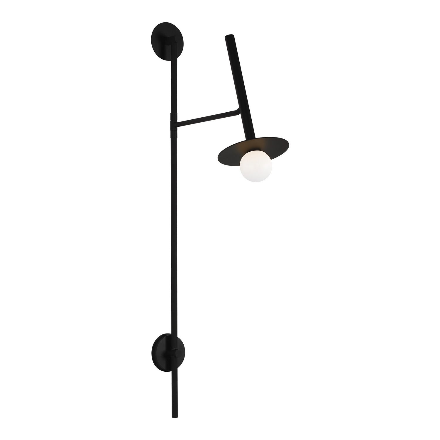 Visual Comfort Studio - KW1031MBK - One Light Wall Sconce - Nodes - Midnight Black